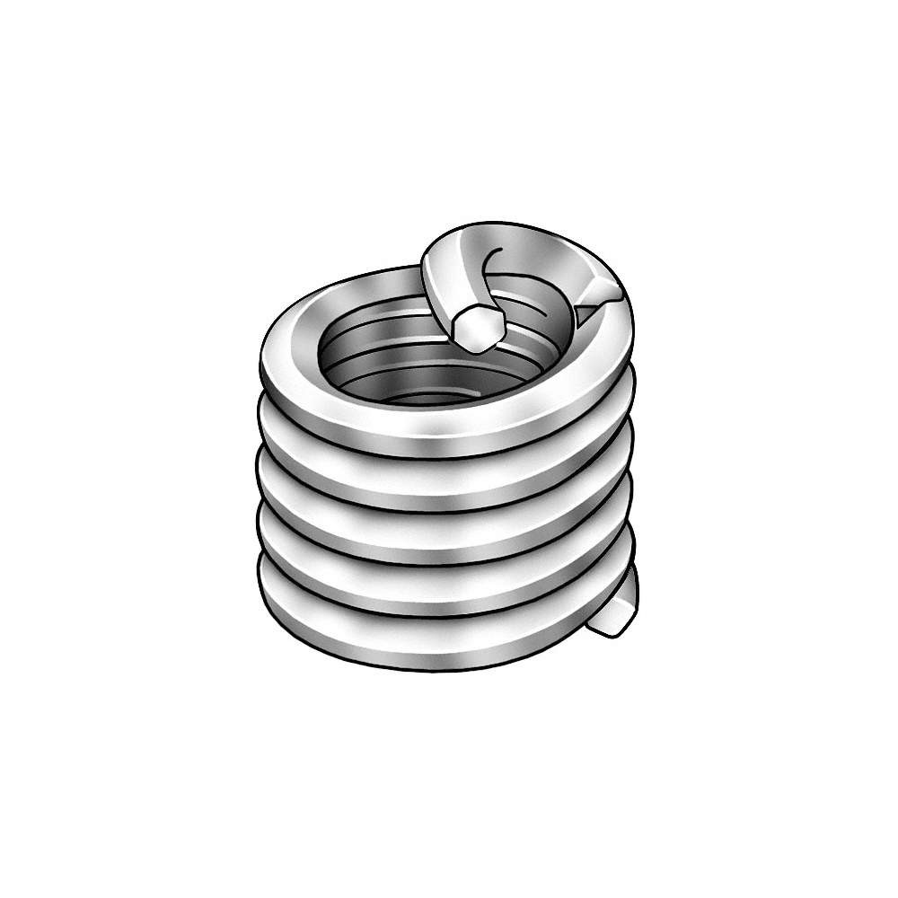 GRAINGER APPROVED 3534-10GX1.0D Helical Insert,SS,10-32,0.190 In L,PK10 5UUD8