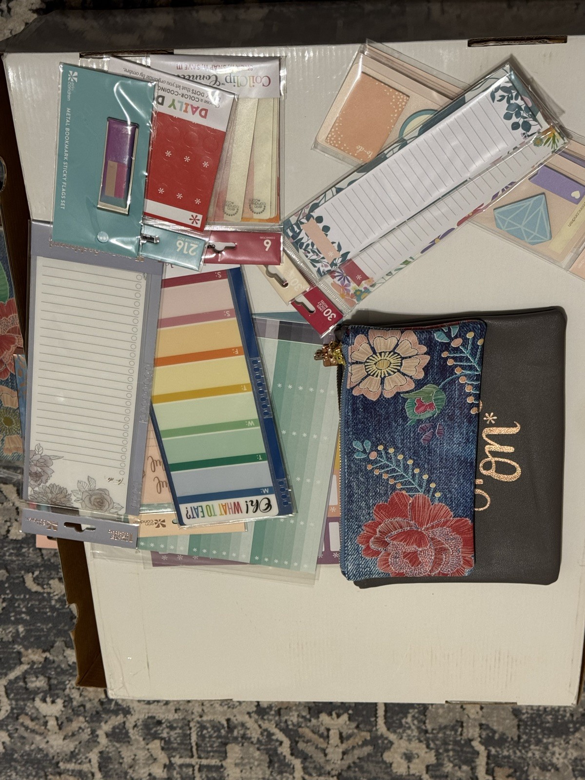 Erin Condren Life Planner Accessories, Notes, Stickers, Journals HUGE LOT NEW