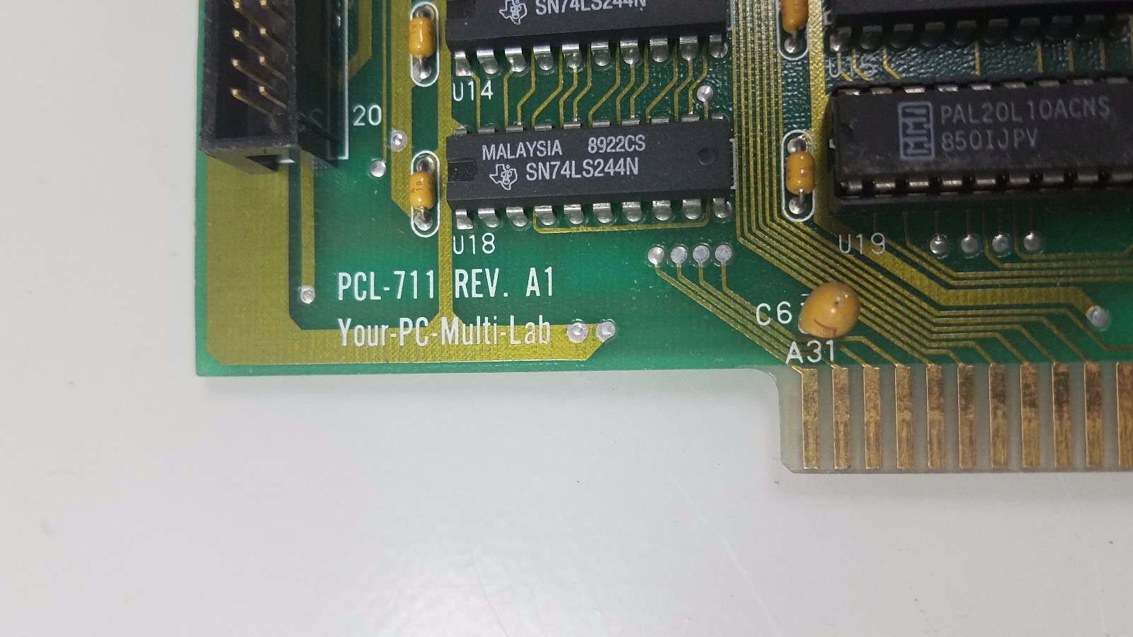 Your-PC-MultiLab PCL-711 8 Channel Multifunction Analog and Digital I/O Card