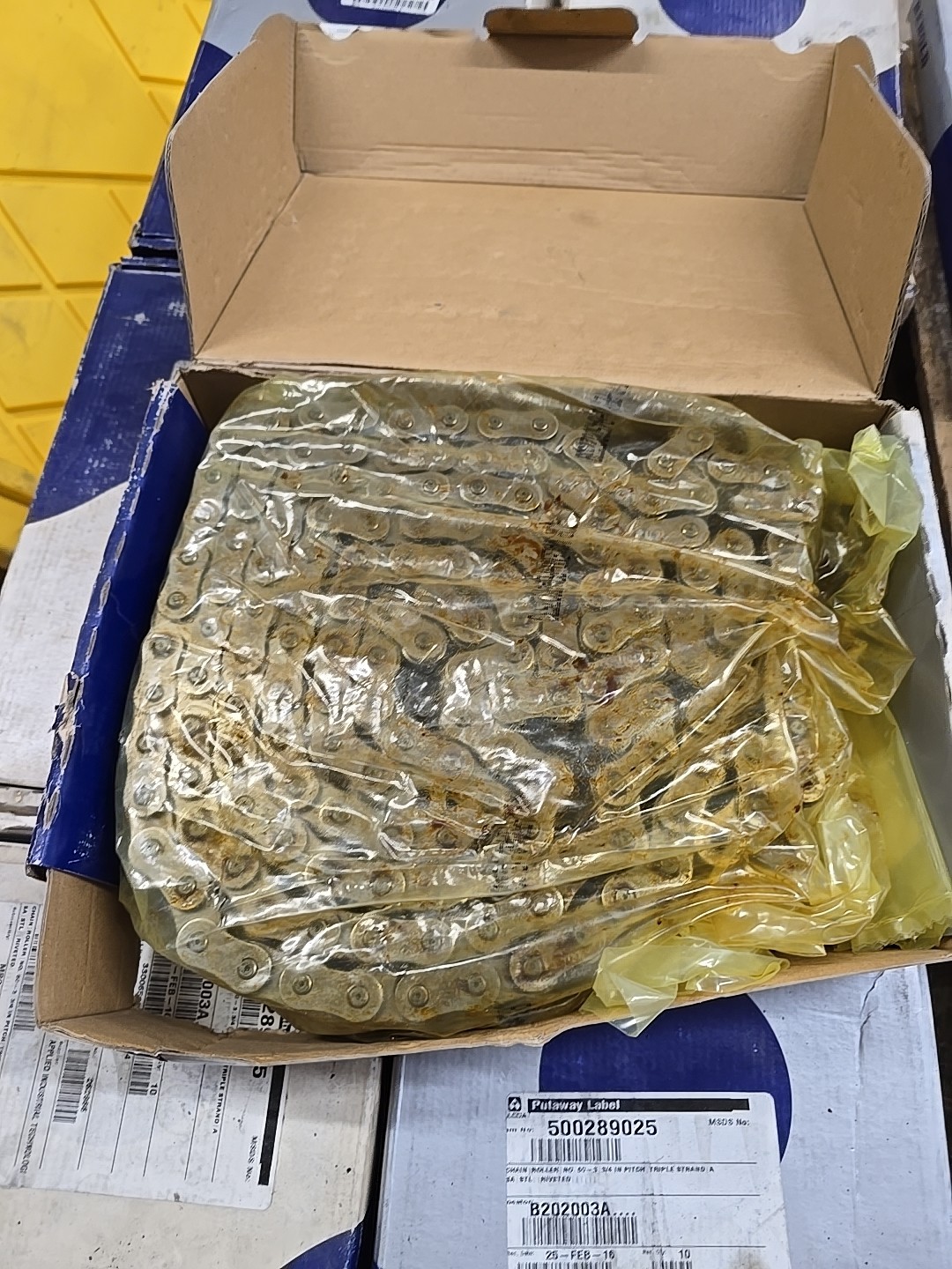 Renold 60-3RB / 60A3X10FT roller chain New In Box.