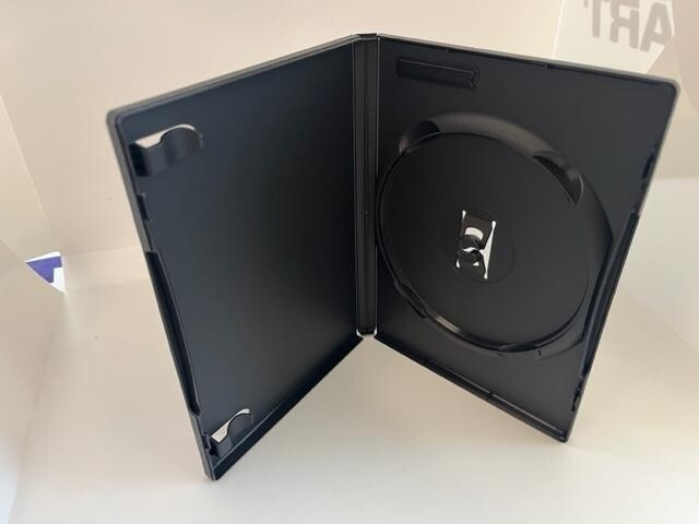 10 PCS TOP QUALITY 14MM STANDARD AMARAY SINGLE DVD CASE,BLACK,PSD12-YY,FREE SHIP