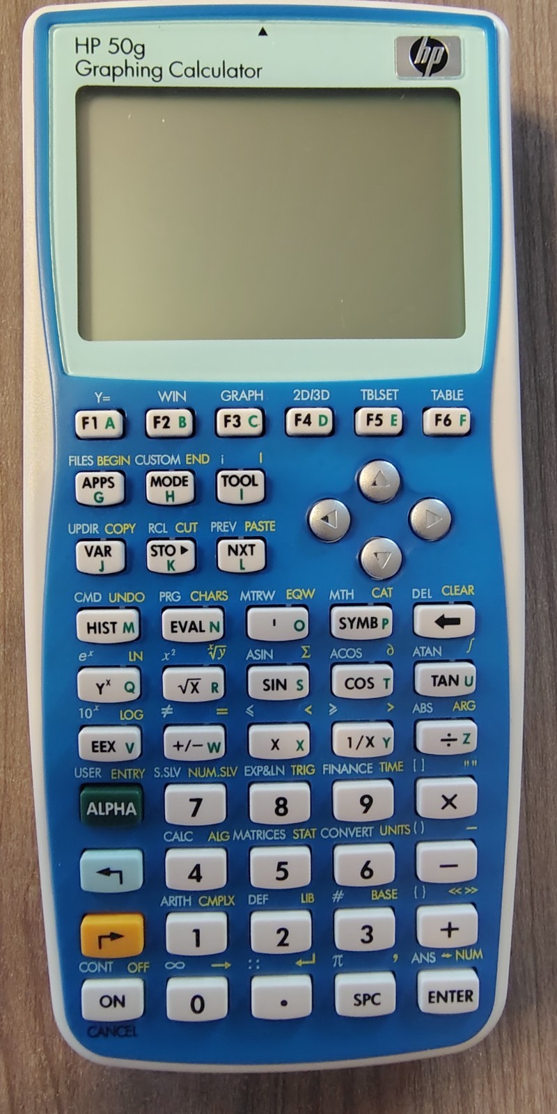 RARE Blue version HP 50g Graphing Calculator combo NEAR MINT NW240AA