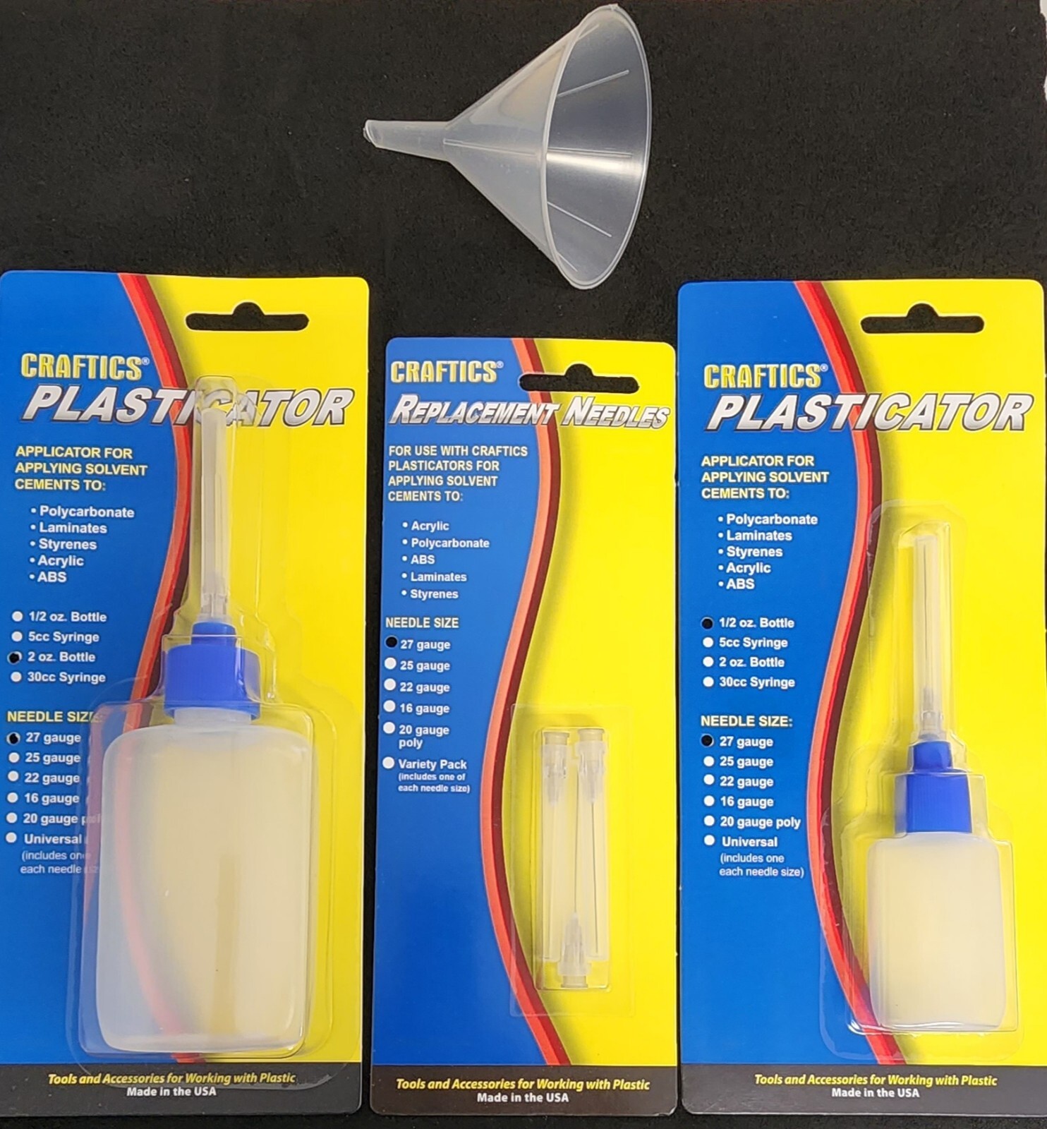 Craftics 27-Gauge Needle Plasticator Bottle Bundle