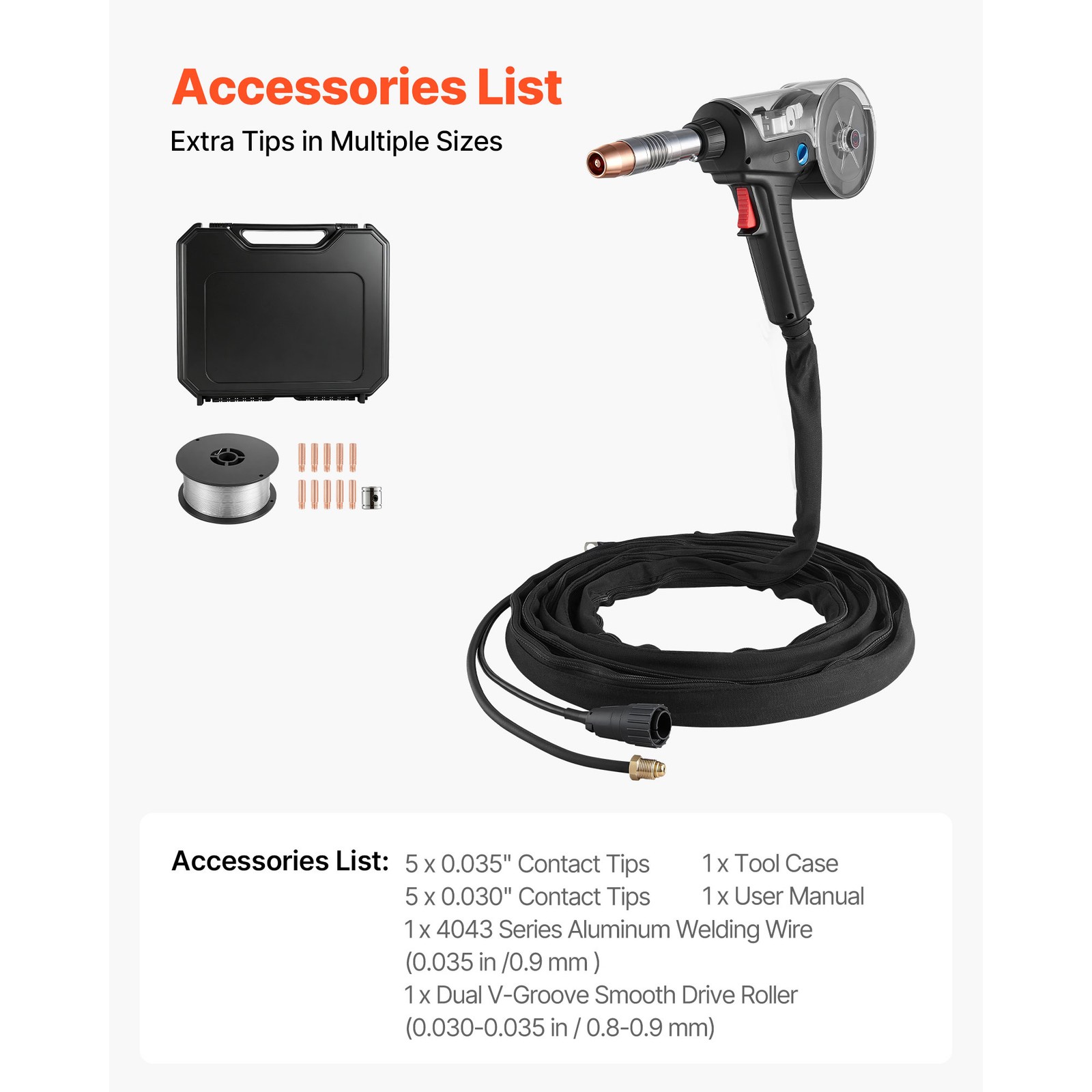 Uimoso 160Amp Spool Gun Compatible with Miller Spoolmate 200 Series 300497