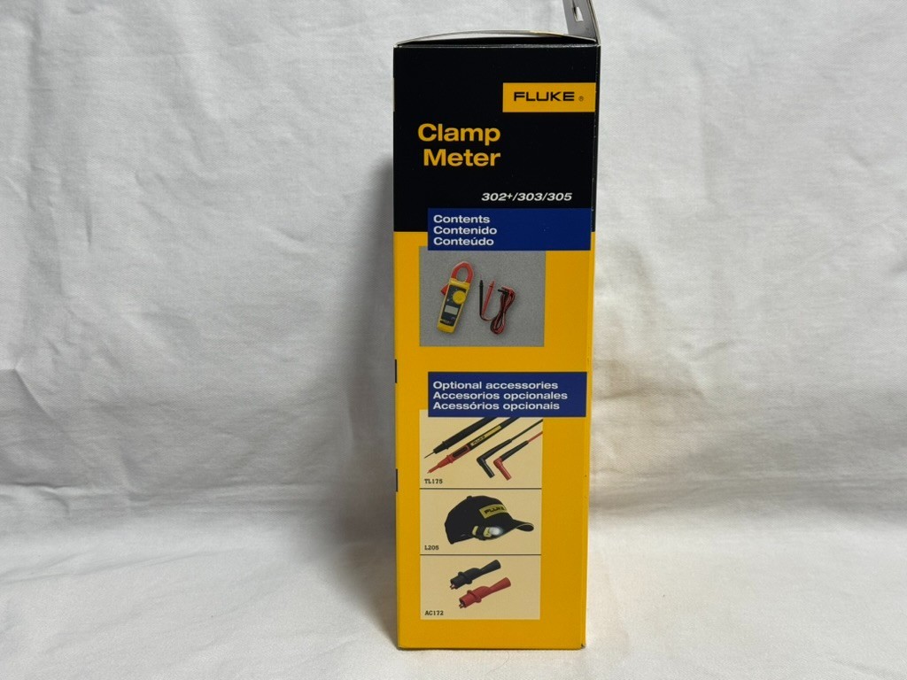 Fluke 302+ Plus Digital Clamp Meter Tester AC / DC Volt Amp Multimeter AC400A