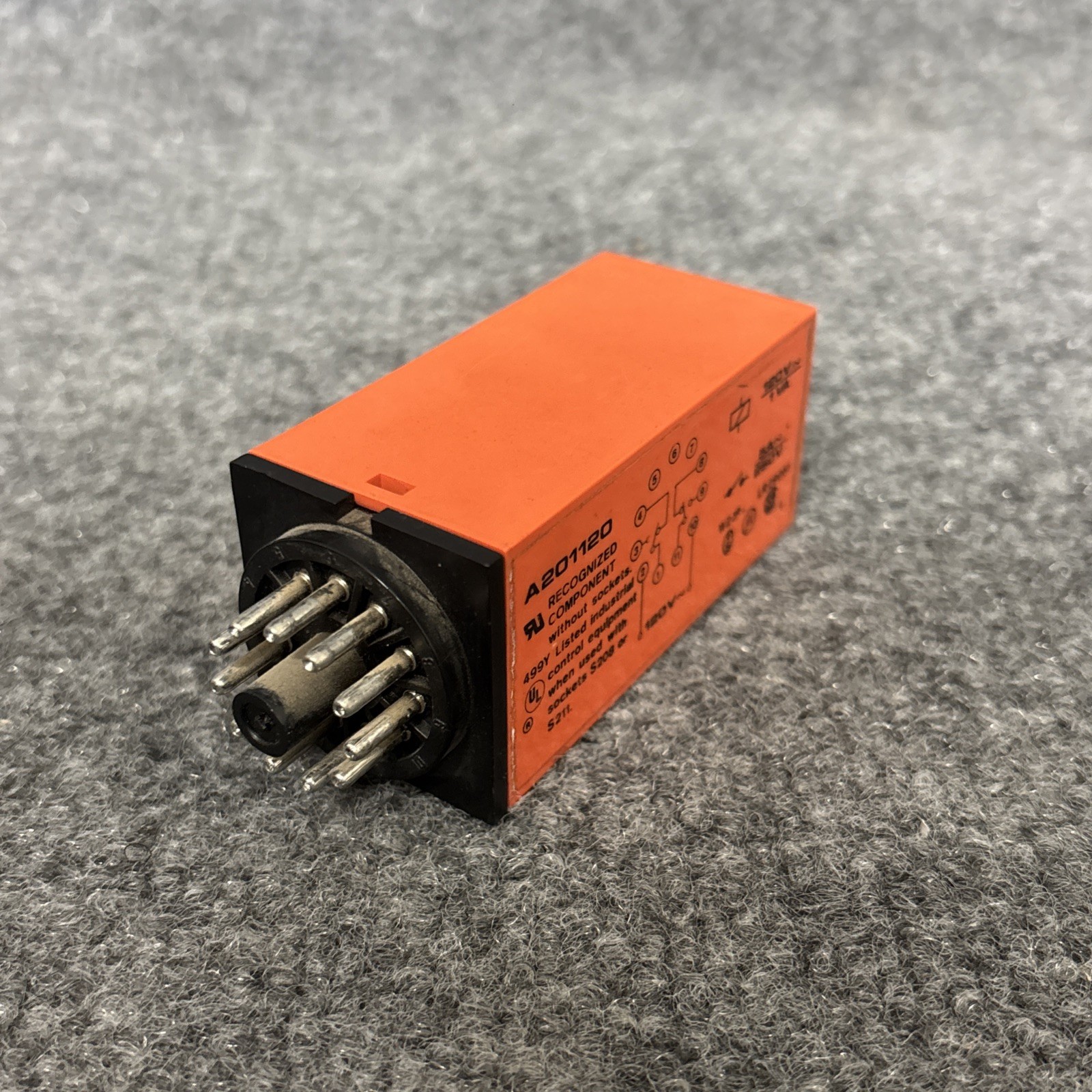 Scantimer A201120 Timer Relay Unit 120V 5A Used
