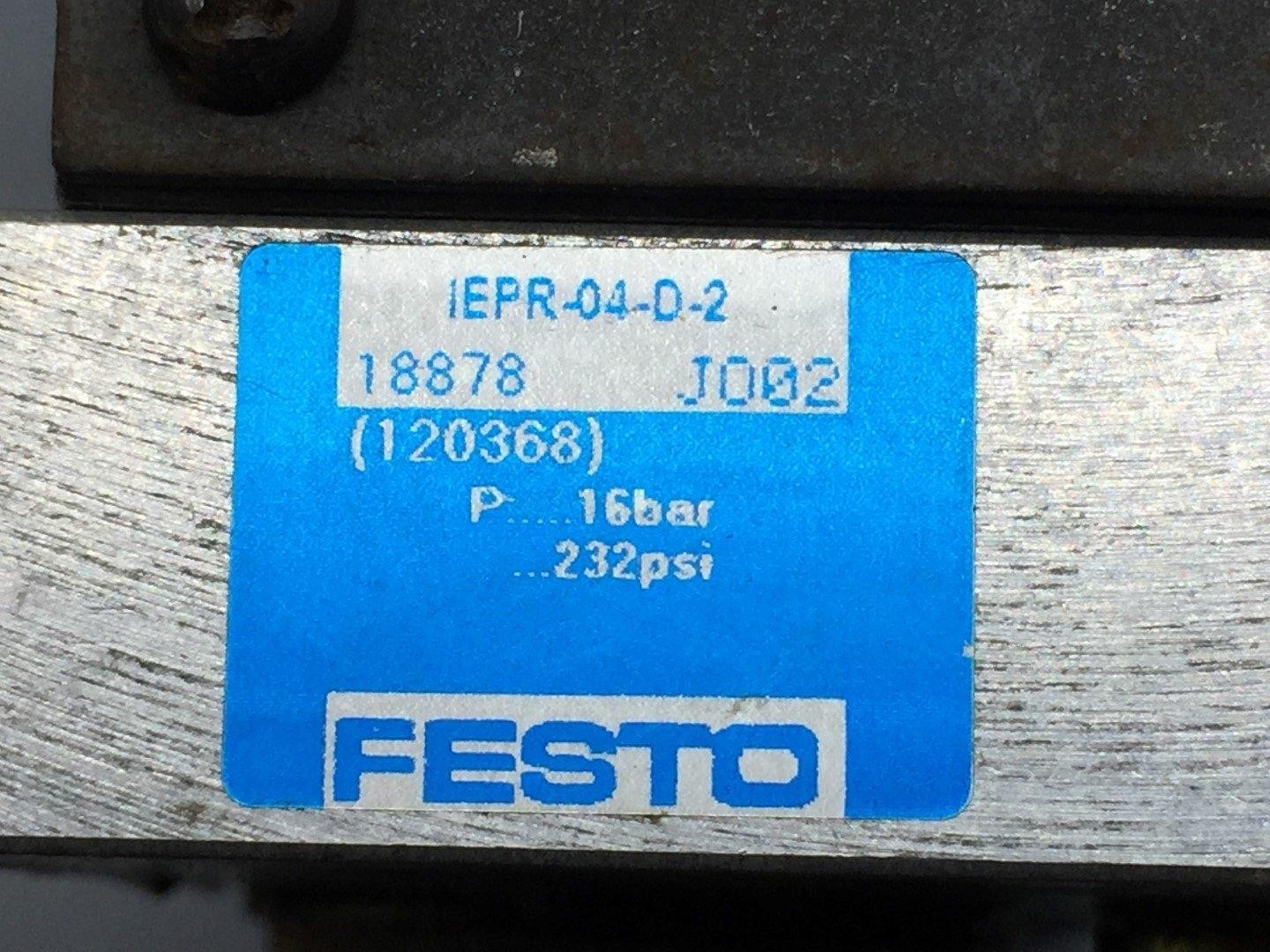 Festo NAVE-3/8-2-ISO/ IEPL-04-D-2/ IEPR-04-D-2 Manifold Valve Assembly