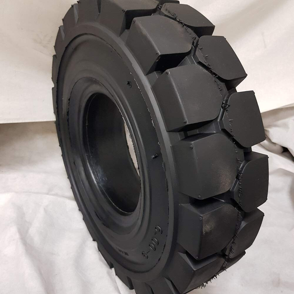 (1 Tire) NEW ROAD CREW 6.00-9 FORKLIFT TIRE (SOLID) 6.00X9