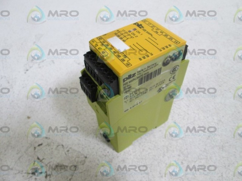 PILZ SAFETY RELAY PZE X4VP4 24VDC 4n/o NSNP