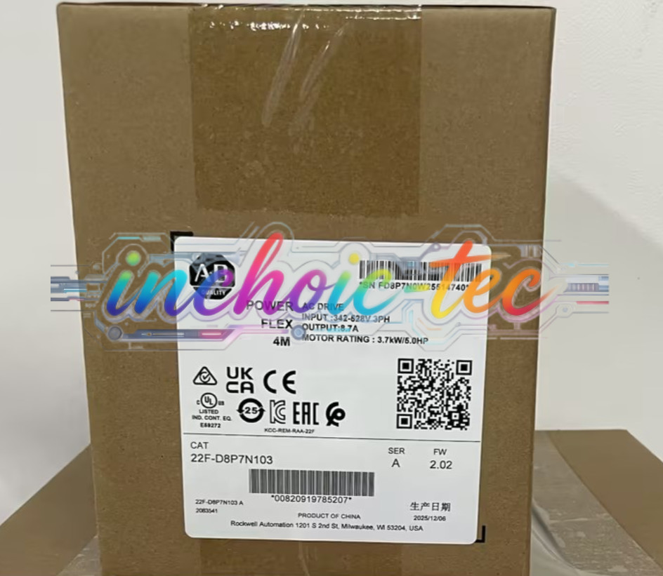 22F-D8P7N103 AB PowerFlex 4M 3.7KW 5HP AC Drive 22F-D8P7N103 Brand NEW In Box