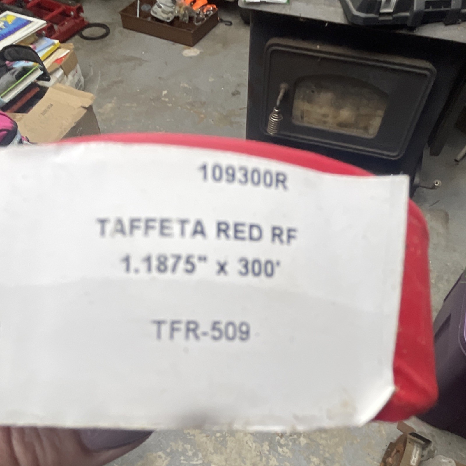 White Cap Taffeta Flagging Tape Red 1.1875 in x 300 ft, MPN 109300R