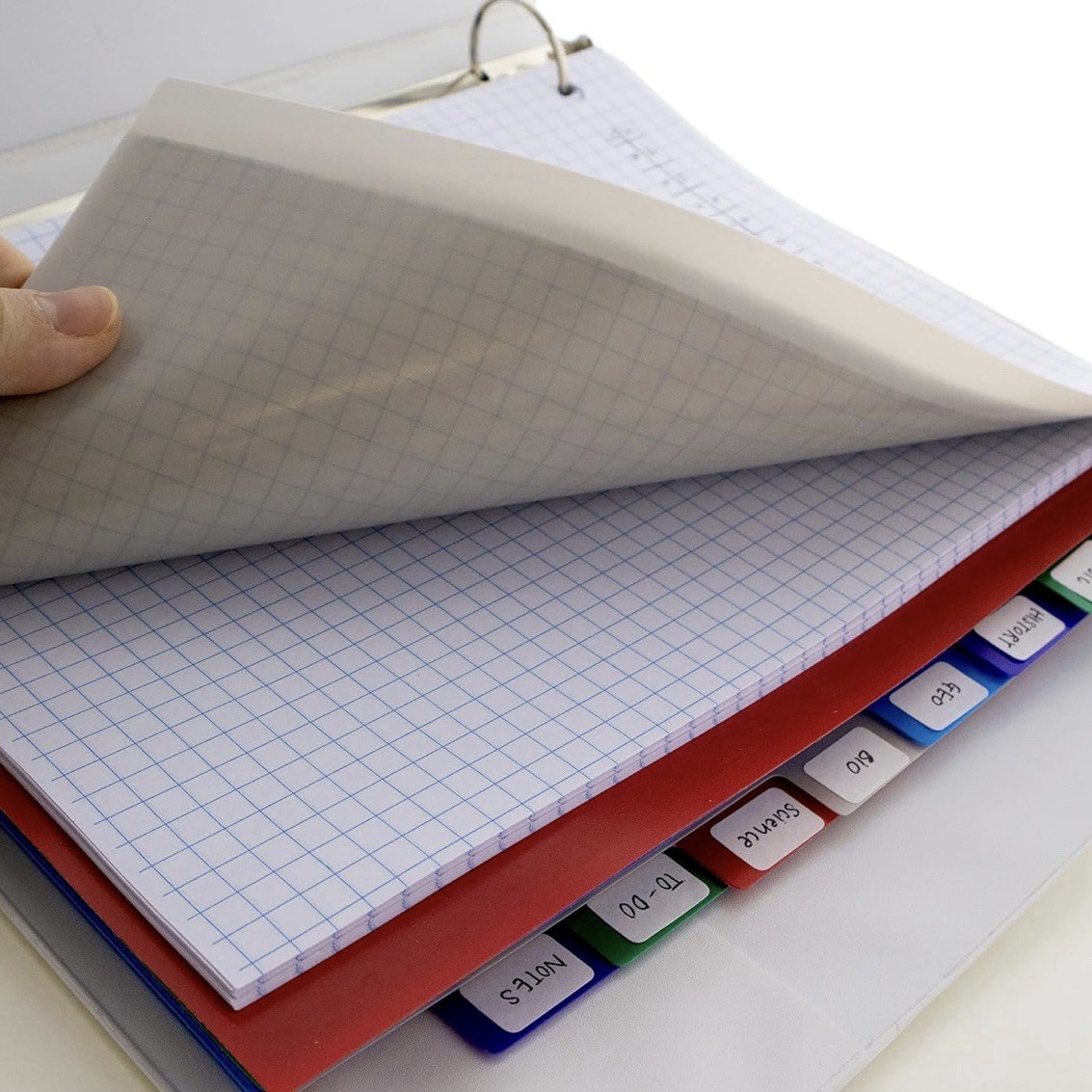 Bazic Products Binder Dividers, 10 Color Tabs, 8.5 x 11 in. (4 PACK)