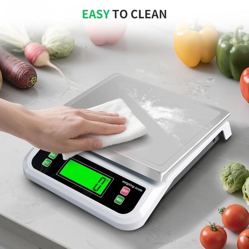 Commercial Food Scales 66LB 30Kg Large Digital Kitchen Scale for Baking Deli M