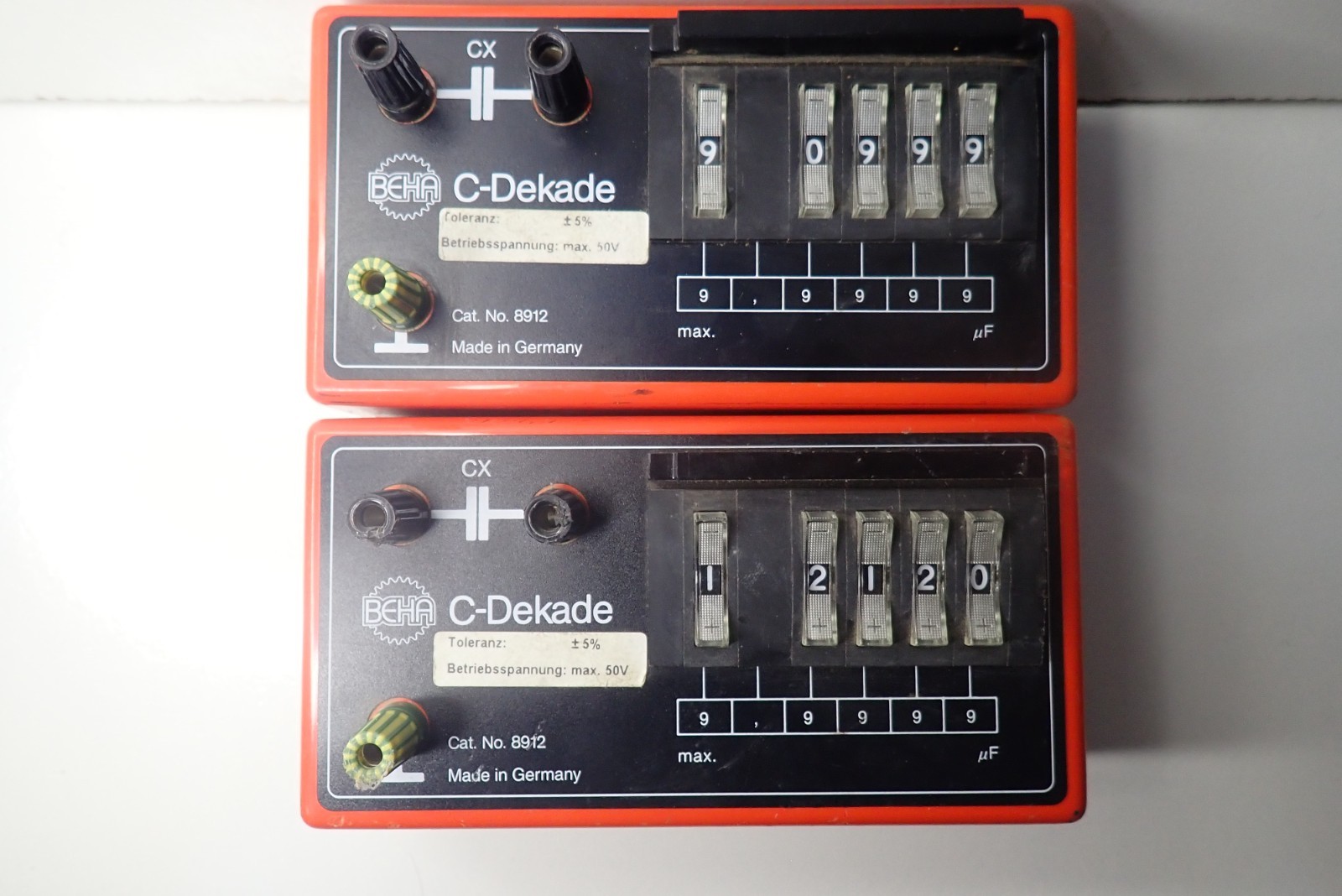 Electrical resistance resistor C-Dekade Germany