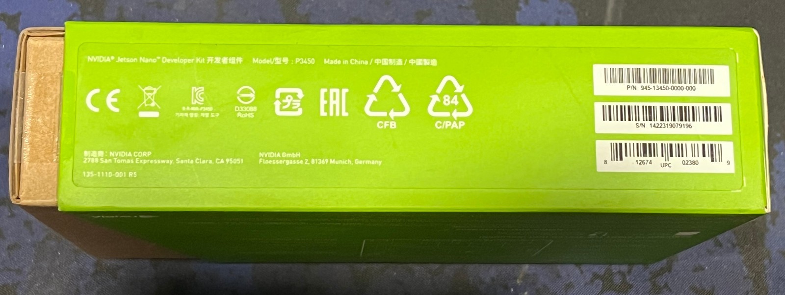 NVIDIA Jetson Nano Developer Kit 4GB ARM Cortex-A57 USB 3.0 HDMI Ethernet SBC