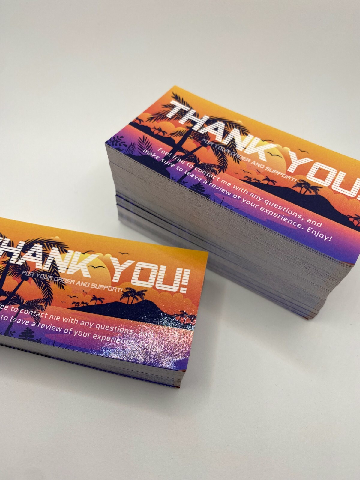 Small Business Thank You For Your Order Business Cards – 25/50/100/200 Pieces
