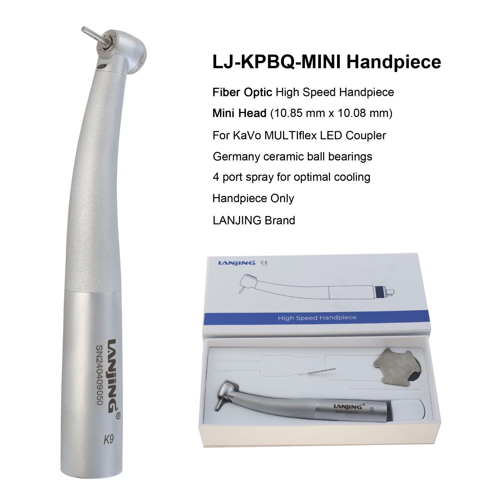 BEING Dental Fiber Optic LED High Speed Handpiece Mini KaVo MULTIflex Coupler