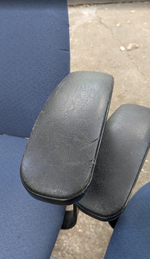 12 HON Commercial Office Chairs — Matching Blue Task Chairs w/ Arms — Local Pick