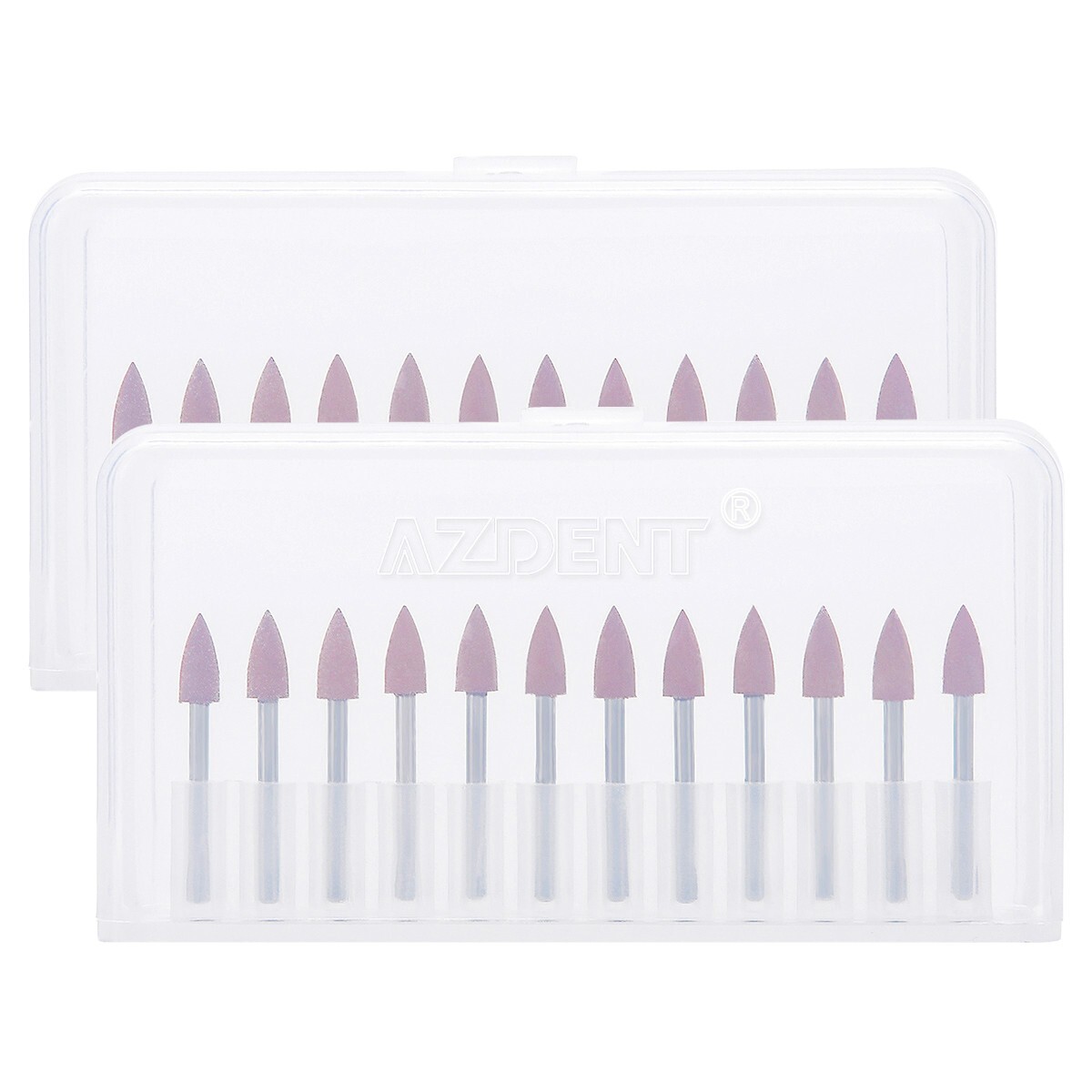 AZDENT Dental 0413 Brownie Polishers Friction Grip FG Mini Points 12pcs /Box