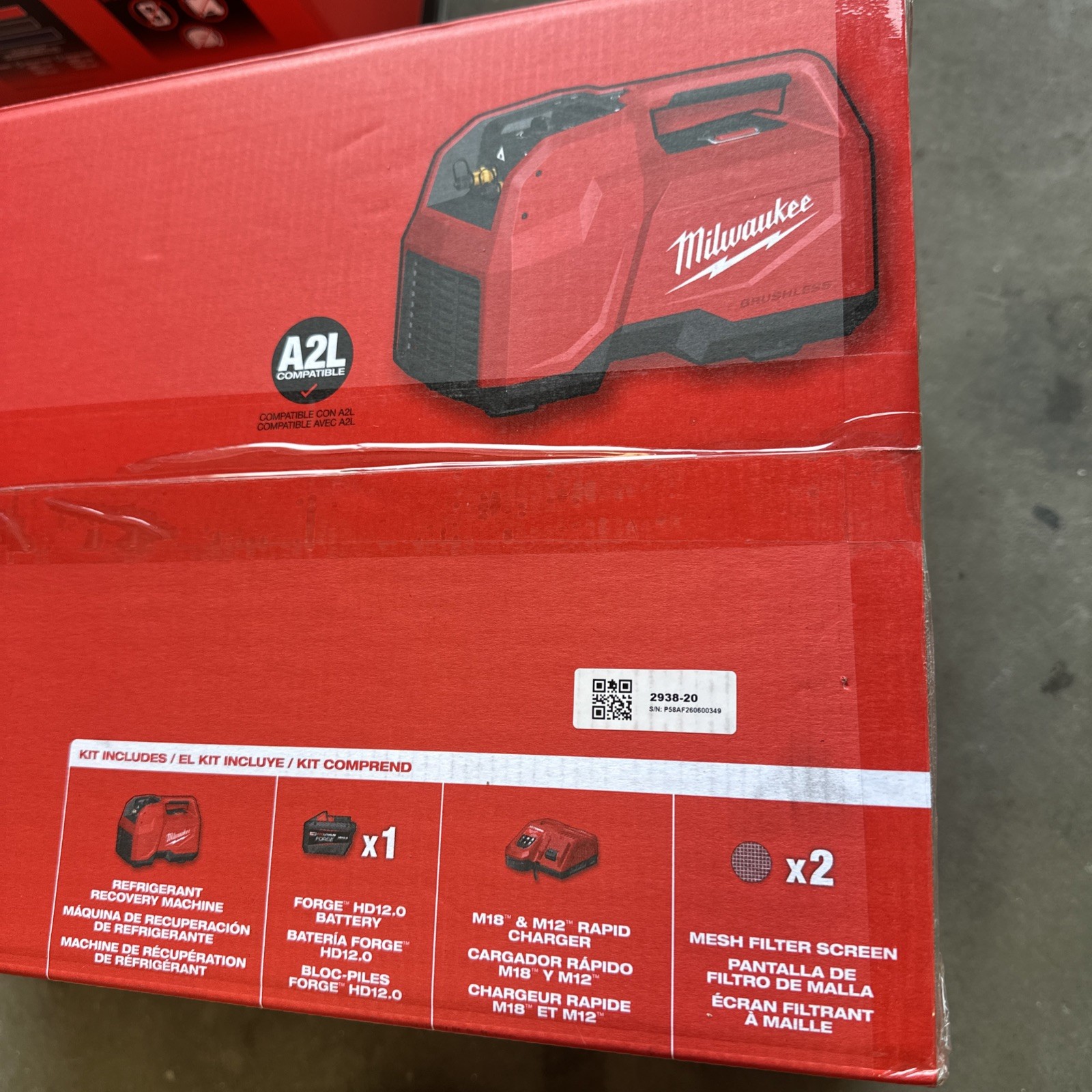 Milwaukee M18 Refrigerant Recovery Machine Kit 2026 12.0 FORGE 2938-21