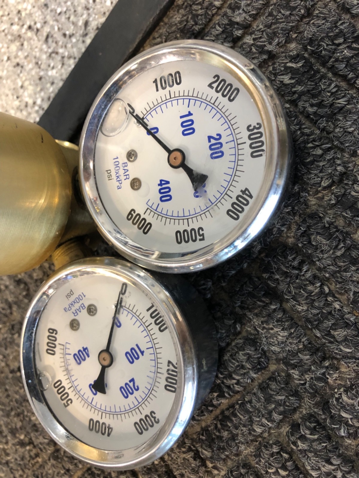 Used Aqua Enviroment reducing regulator 6000 input, 0 to 5000 output.