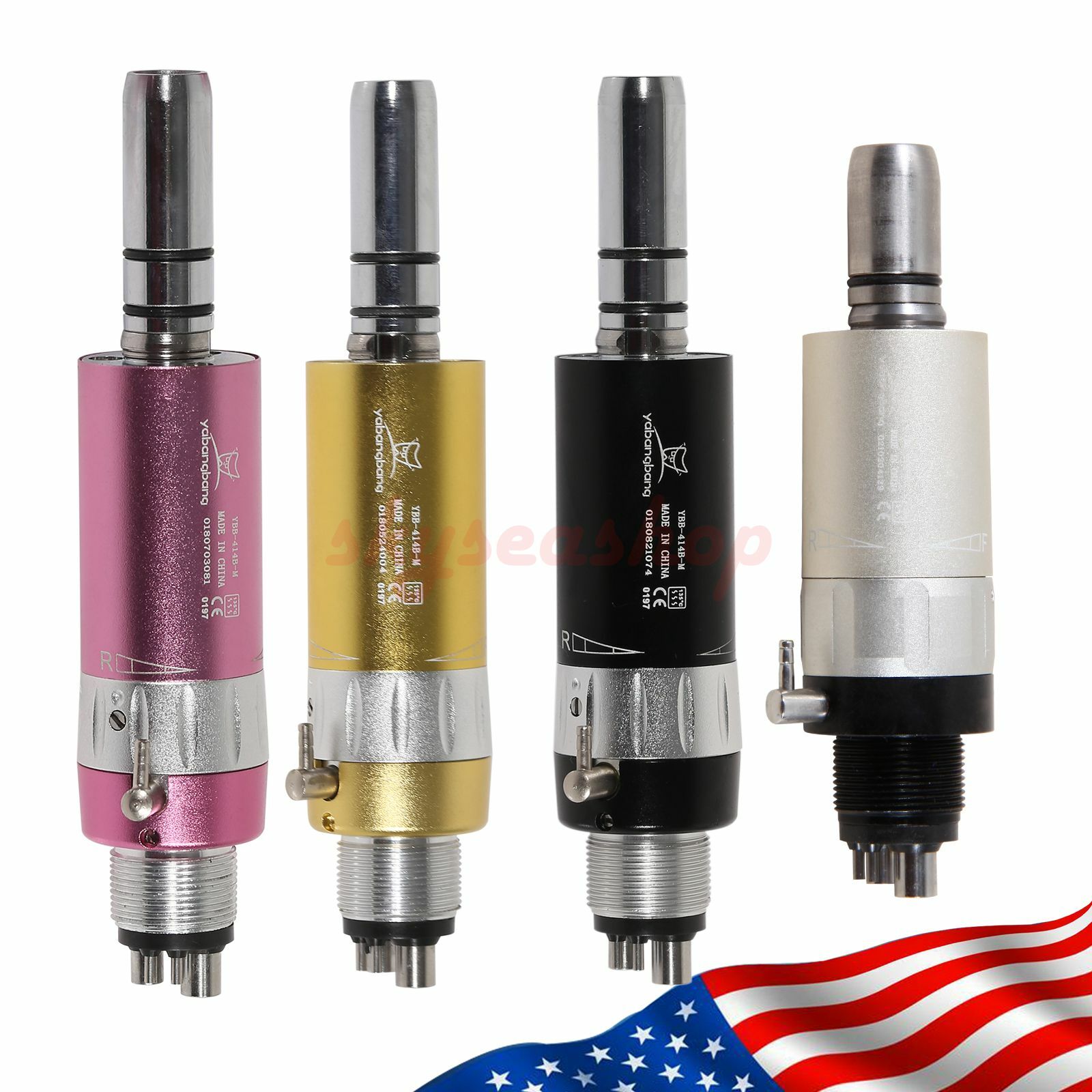 NSK Style Dental Low Slow Speed Air Motor Handpiece 4 Hole E-type Connector YK-X