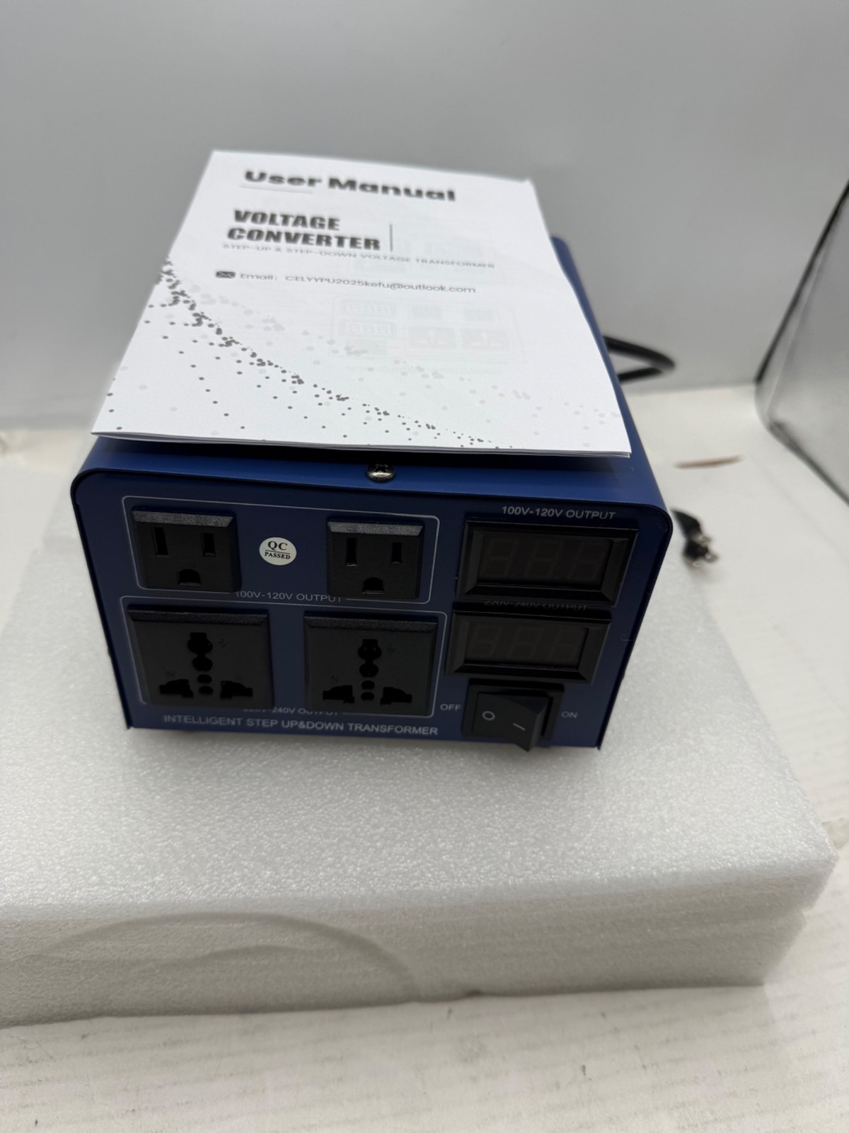 CELYYPU 2000 watt Voltage Conversion Transformer Heavy-Duty Step-up/Step-Down