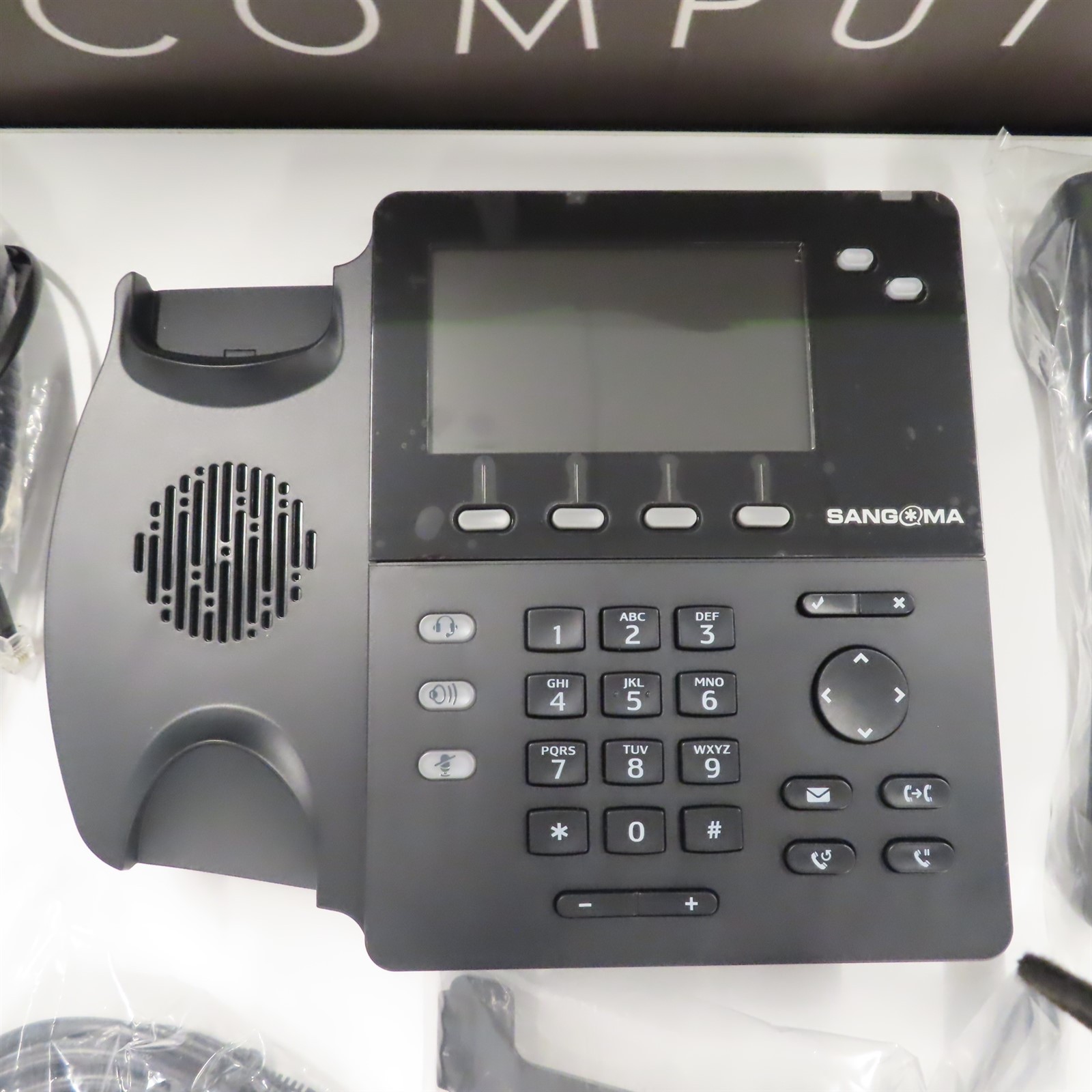 Digium D60 IP 2-Line Phone with HD Voice, Backlit Display 1TELD060LF Sangoma