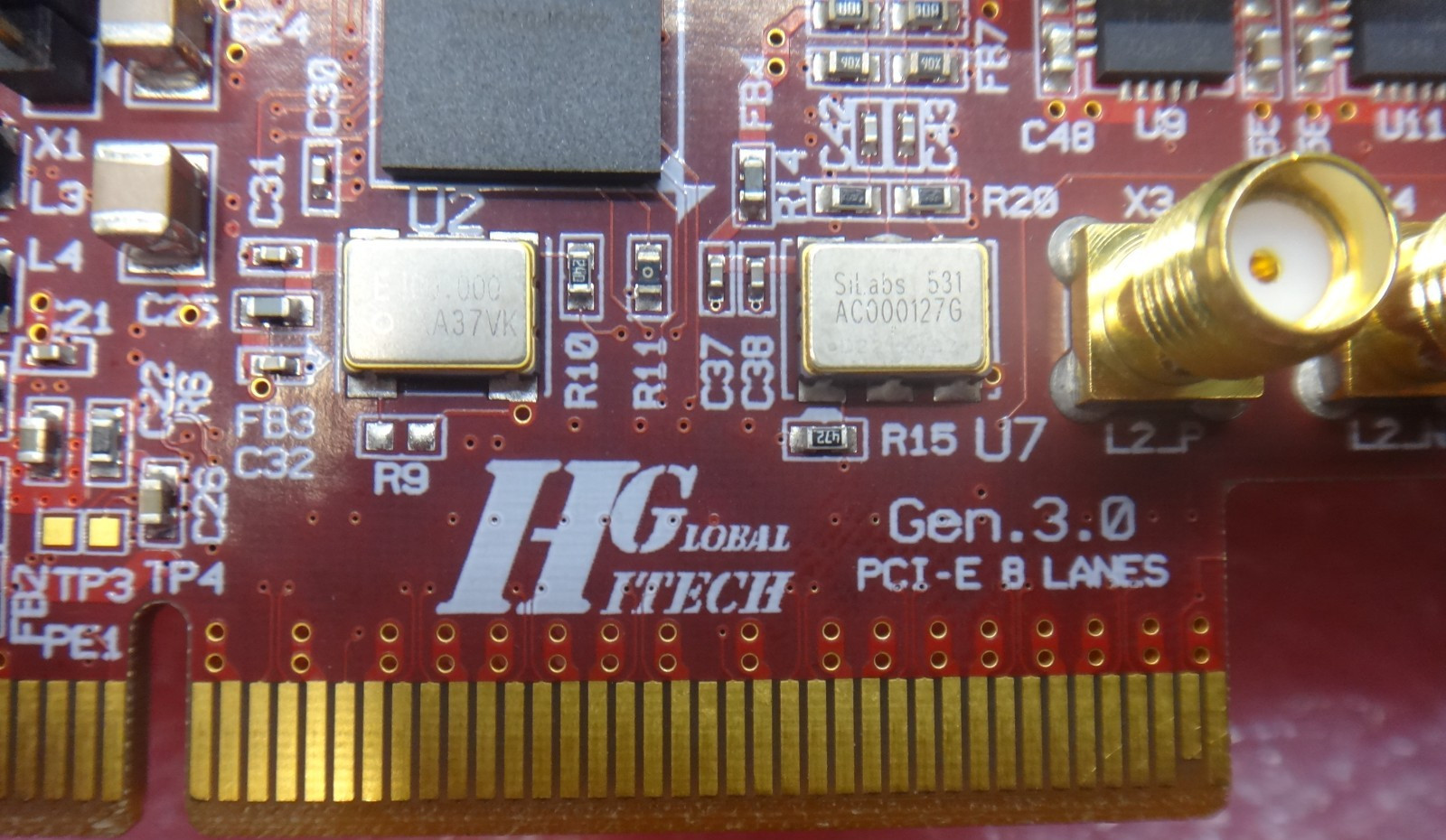 HiTech GLOBAL HTG-S5-PCIE-QSFP+ GEN.3.0 PCI-E 8 LANES