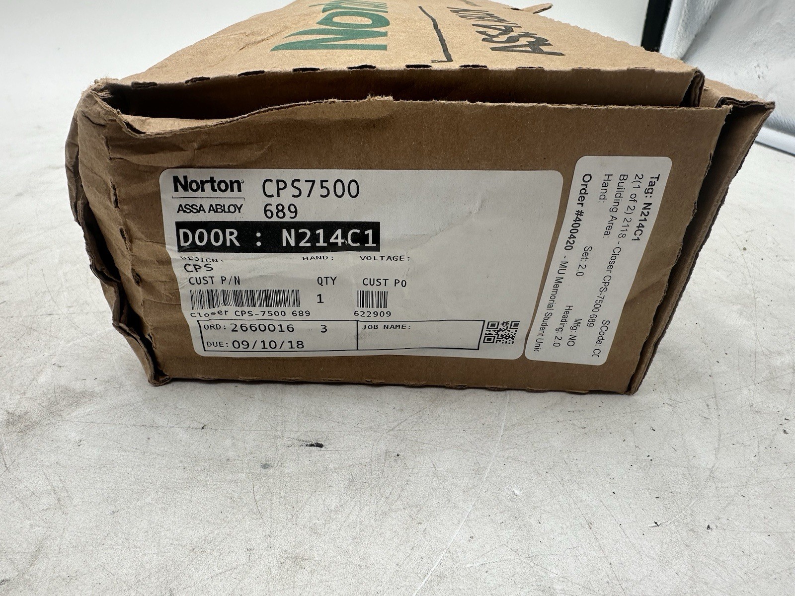 Norton CPS7500 689 Door Closer- Brand New