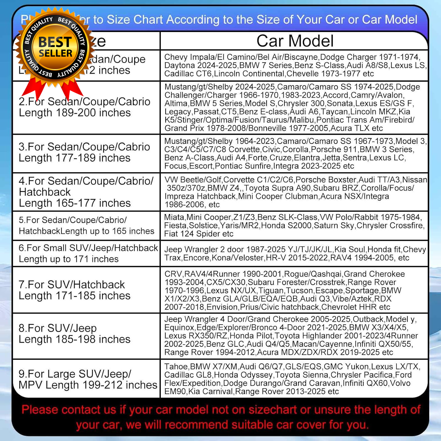 Full Enclosed Car Covers Universal Fit Dodge Challenger Charger Sedans Coupes