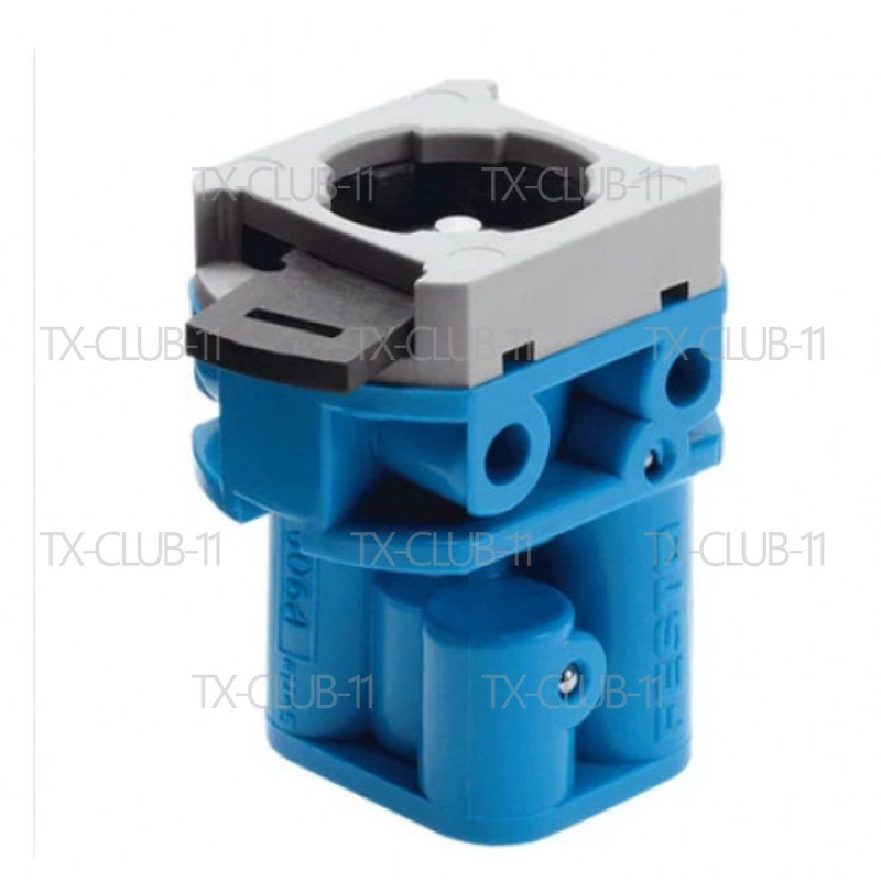 New FESTO SV-3-M5 (6817) Front Panel Mount Valve 3/2 NC M5 Manual Plastic Brass