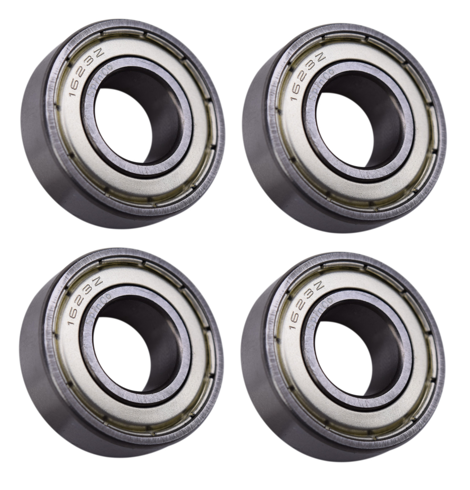 (4 Each) 1623-ZZ Shielded Radial Ball Bearing 5/8 ID X 1-3/8 OD X 7/16 Wide