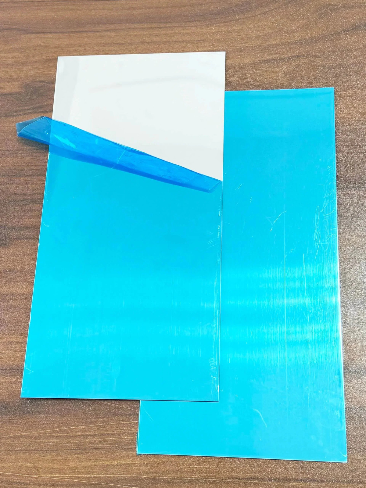 430 Stainless Steel Magnetic Mounting Plates 12 x 6 Inches 0.5mm Thick Mirror
