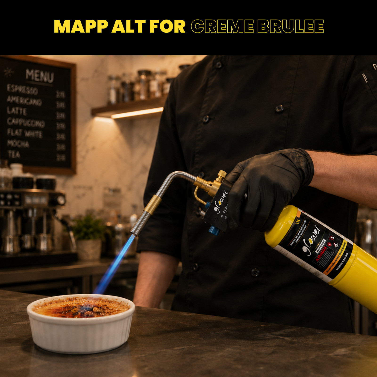 Glowei MAPP MAP PRO Gas Cylinder Pack 6, 99.9% High Purity Propylene 14.1 oz