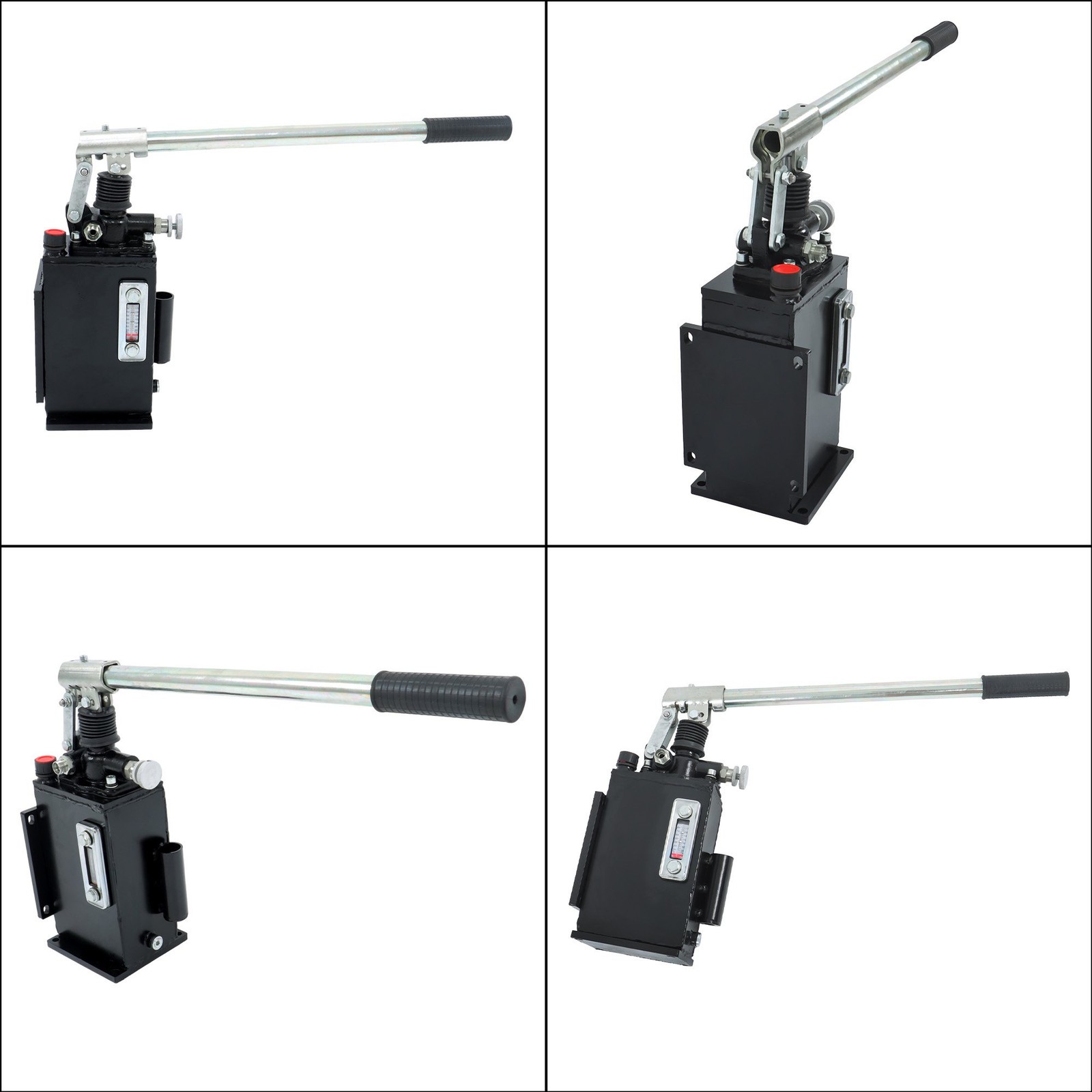 Single-Acting Hydraulic Pump 1.5CID Manual With Release Knob 3 Qts