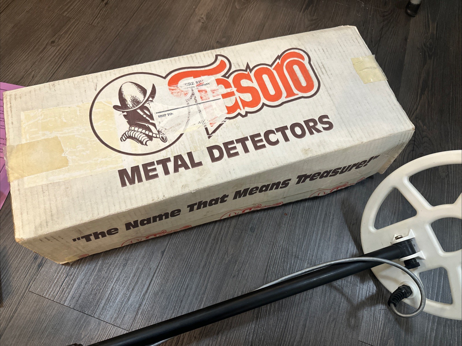Tesoro ELDORADO uMAX Metal Detector #129850 9X8” Search Coil + Box, Headphones