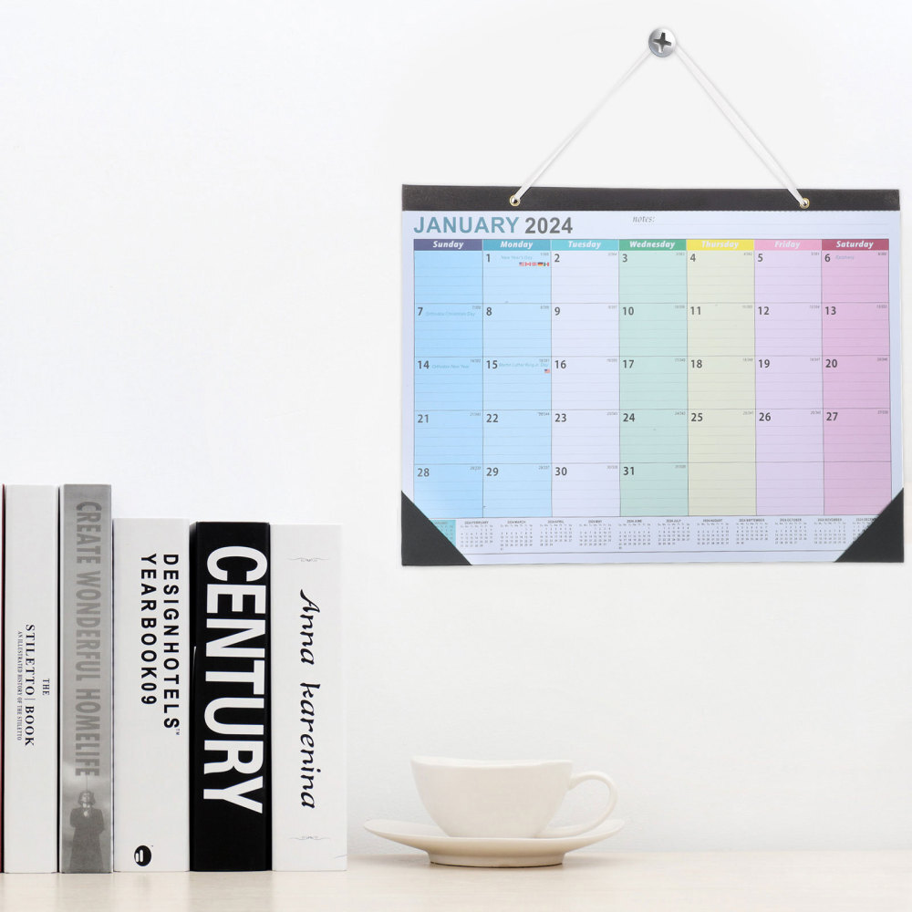Schedule Long-term Use Calendar Beautiful Appearance Office