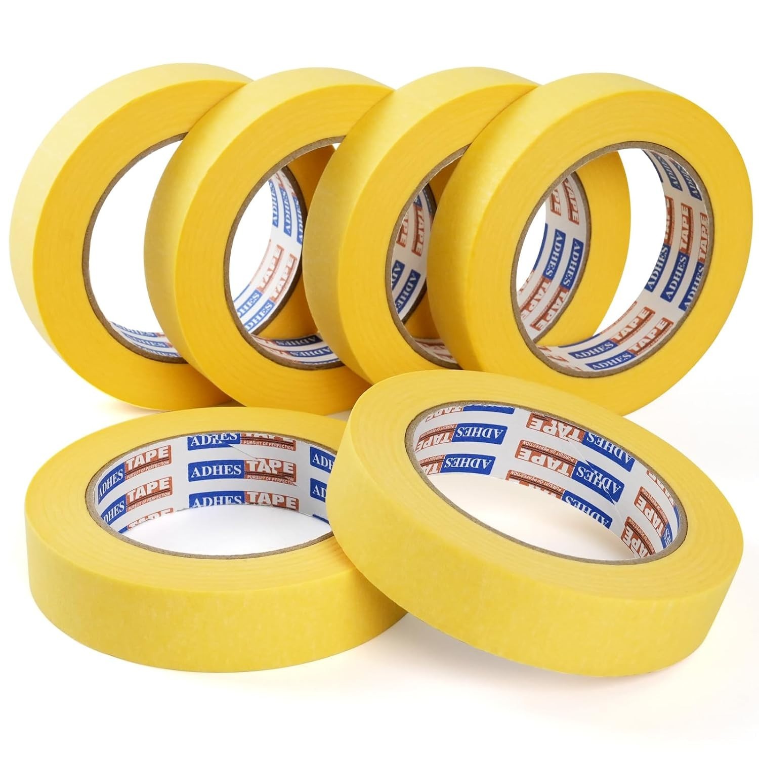 Yellow Painters Tape 14 Days Clean Remove for Home Wall Painting, Building