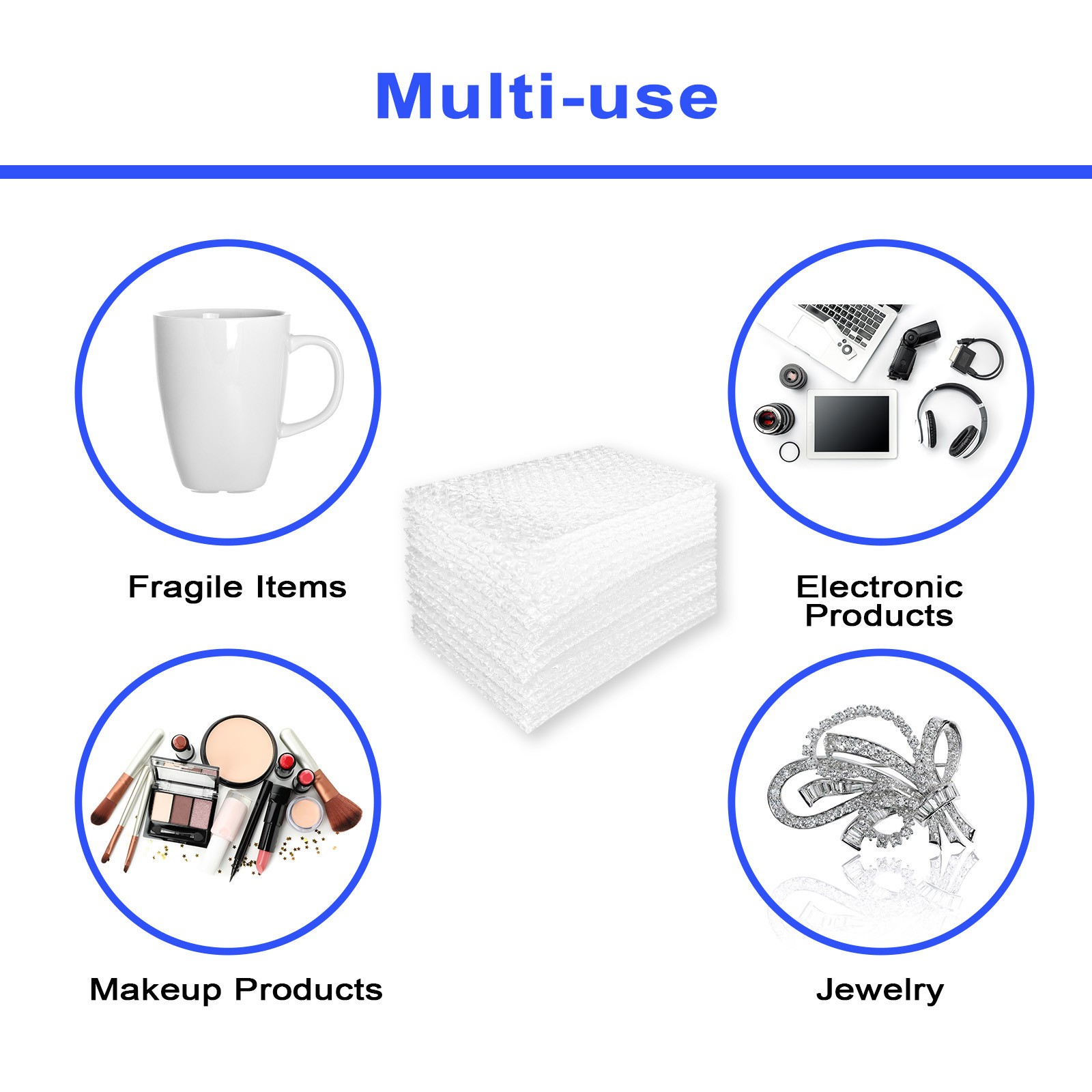 Any Size Bubble Out Pouches Protective Wrap Self Seal Pouches Made In USA