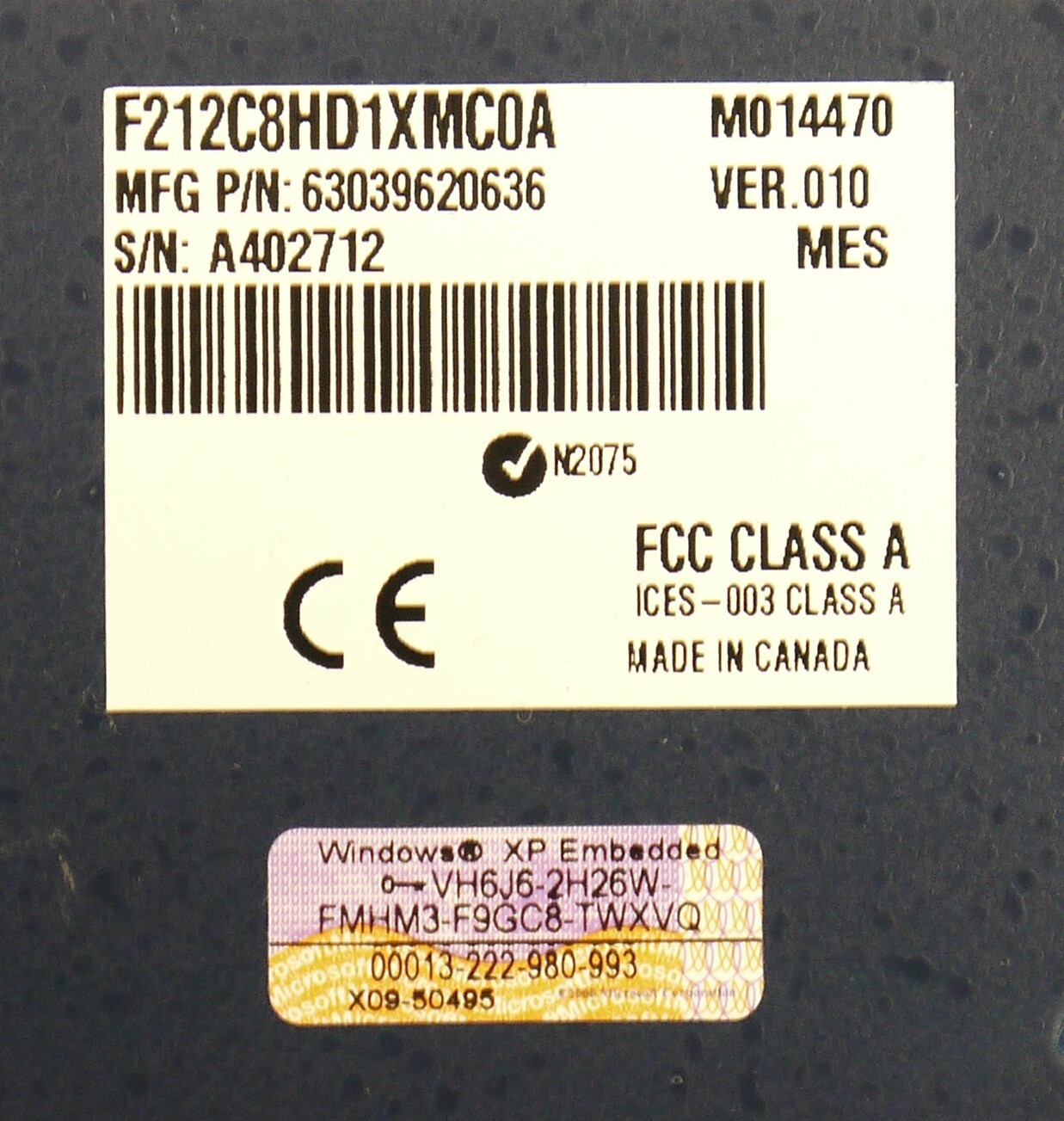 Matrox 4 Sight II (63039620636) F212C8HD1XMC0A Image Processing Module