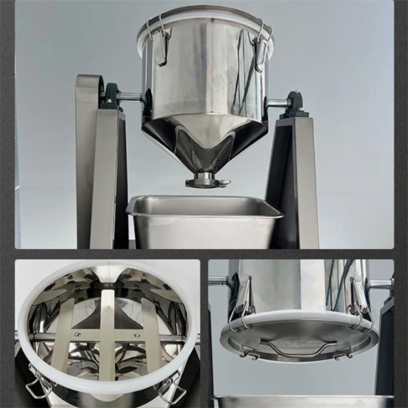 110V 10/20/40L Electric Powder Blender Dry Powder Mixer Automatic Flour Mixer
