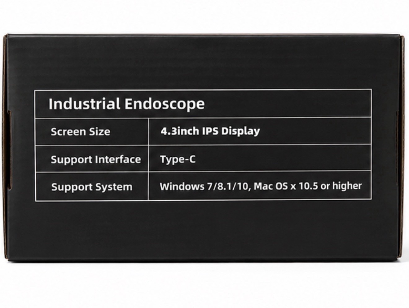 ES01 4.3in LCD 1080P Digital Inspection Camera 8.0mm Semi-Rigid Zoom