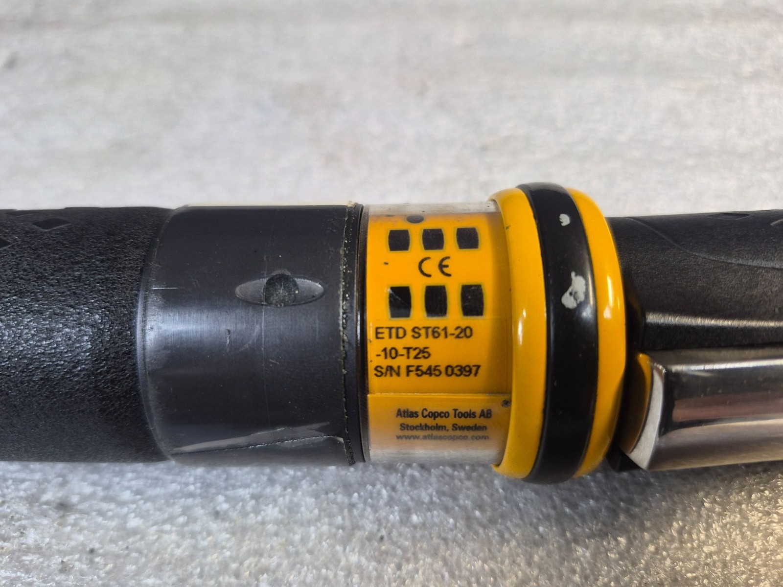 ATLAS COPCO ETD ST61‑20‑10‑T25 Tensor STR Nutrunner USED