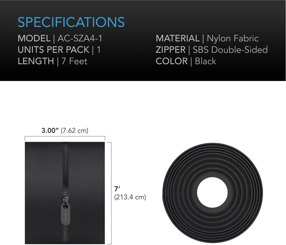 Peel and Stick Zipper 7Ft Heavy Duty Dust Barrier for Grow Rooms Construction