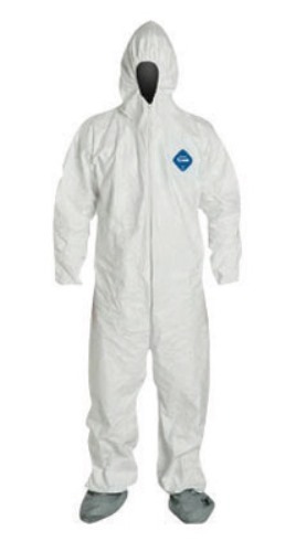 Dupont Tyvek Disposable Protective Coverall Cleaning Paint Spray Suit Hood Boots
