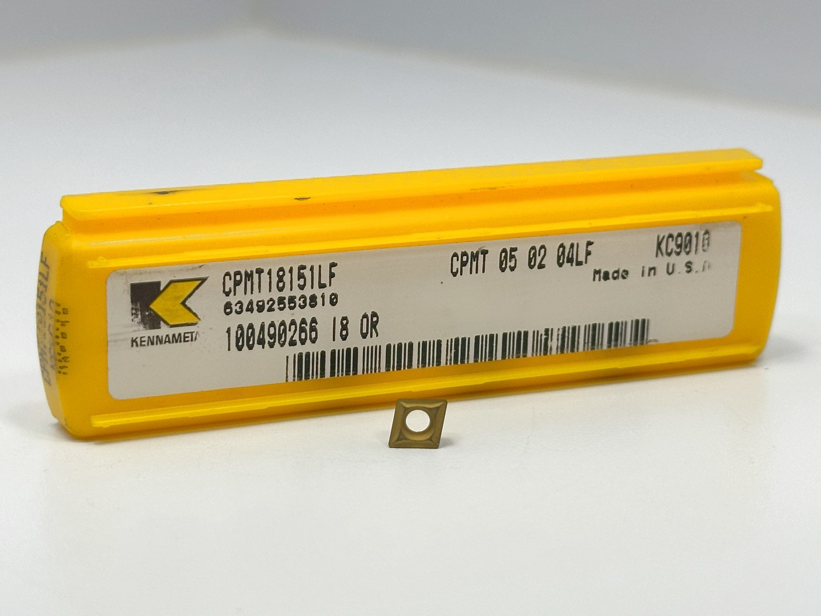 Kennametal CPMT18151LF CPMT050204LF | New Carbide Inserts | Grade KC9010 | 4pcs