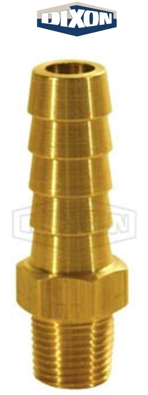 3/8″ Hose ID x 1/2″ Male NPTF Brass Barb Fitting BN34 Dixon FACTORY NEW!