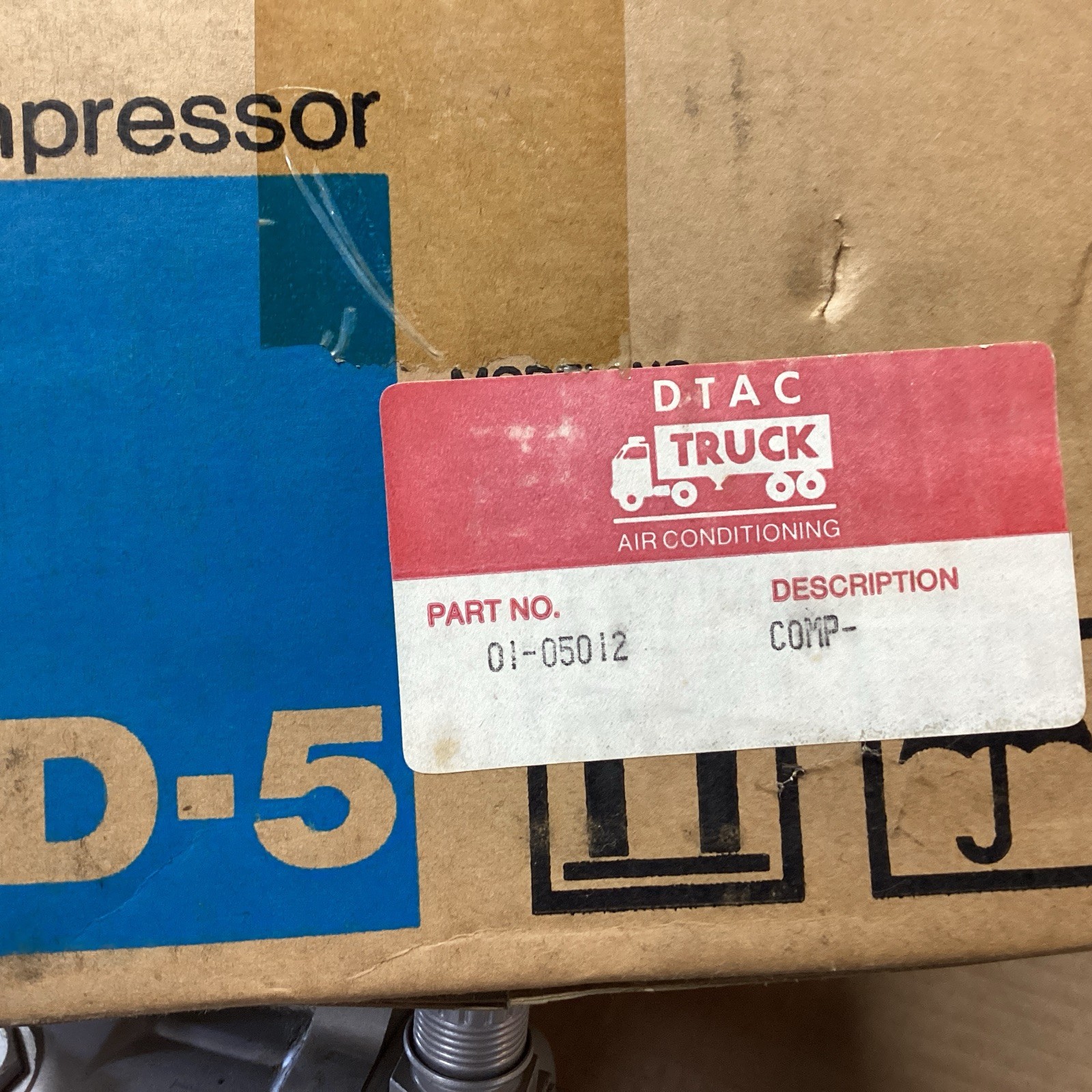Genuine Sanden SD-5 Compressor, w/ 2 Groove Clutch – New Model 8390