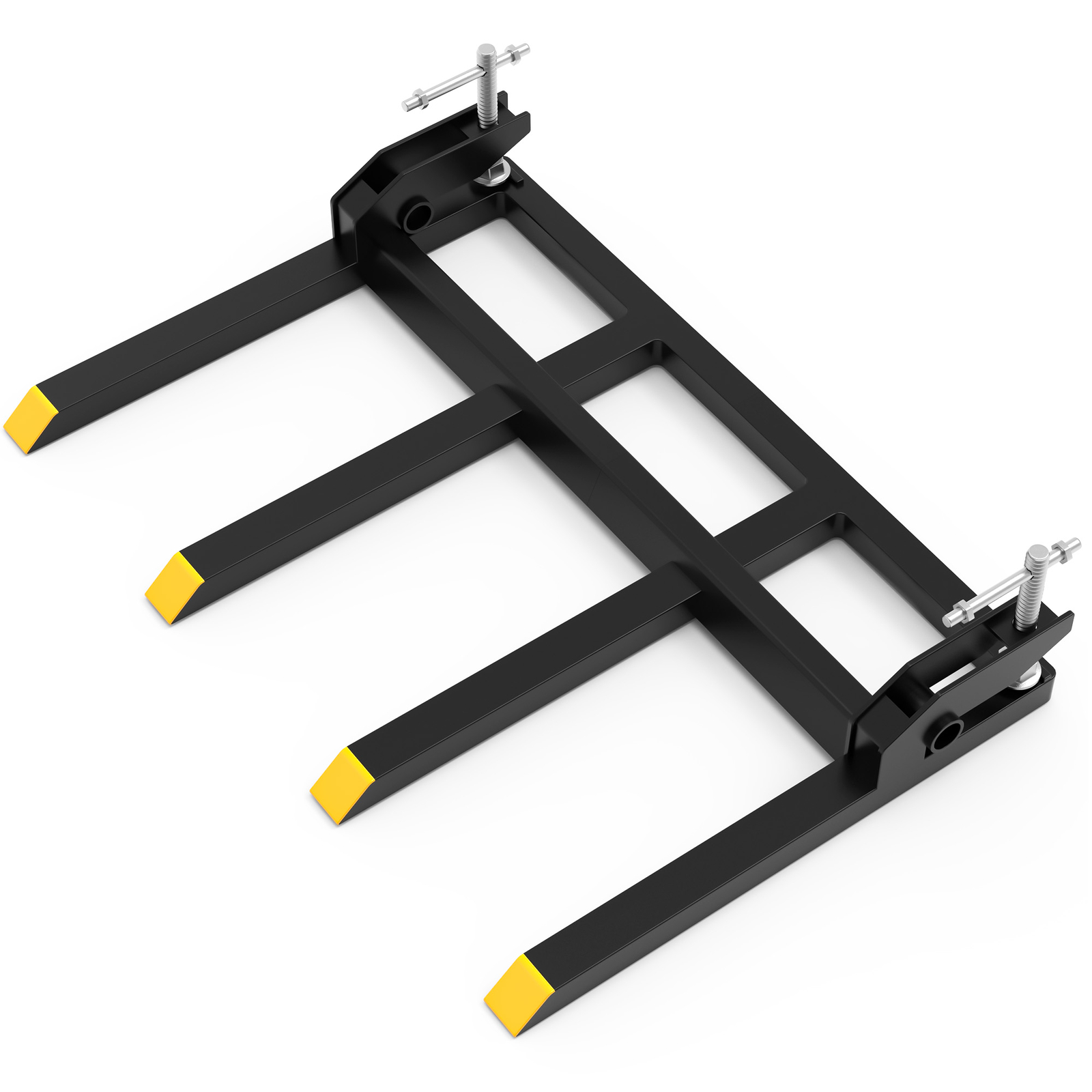 42″ Clamp on Heavy Debris Fork for Tractor Skid Steer Buckets Universal 2500lbs